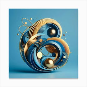 Abstract 3d Design Canvas Print