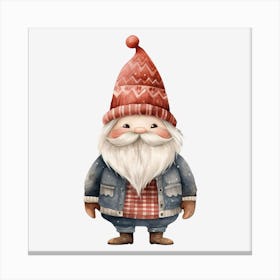 Christmas Gnome Canvas Print