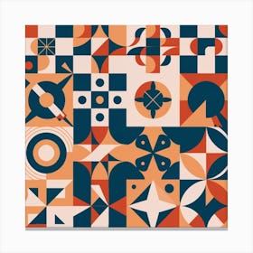 Abstract Geometric Pattern Canvas Print