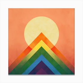 Rainbow Peak Nursery (1) Canvas Print