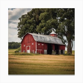 Red Barn 1 Canvas Print