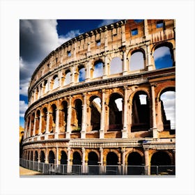 Colossion In Rome Canvas Print