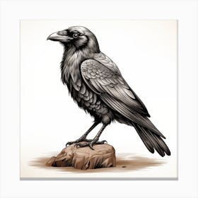 Raven Canvas Print