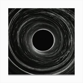 Black Hole Canvas Print