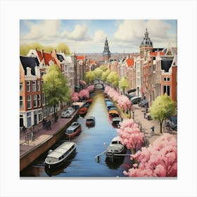 Amsterdam Canal 11 Canvas Print