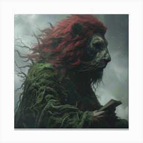 Lion Of The Forest 1 Canvas Print