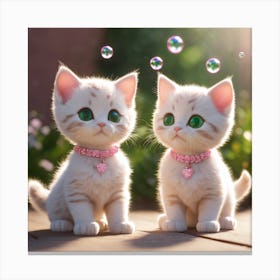 Cute Kittens Canvas Print