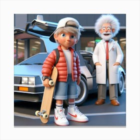 Back To The Future 10 Canvas Print
