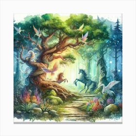 Fairytale Forest 10 Canvas Print