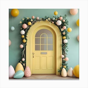 Easter Door 2 Canvas Print