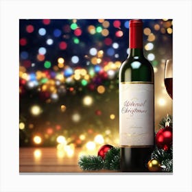 Christmas Wine 6 Canvas Print