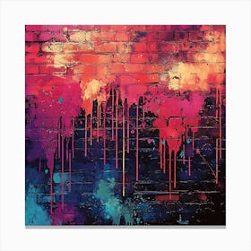 Graffiti Wall Art 13 Canvas Print