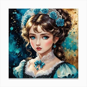 Victorian Girl 1 Canvas Print