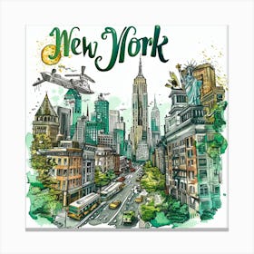 New York City 20 Canvas Print