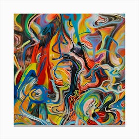 Abstract Painting 55 Canvas Print