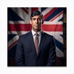 Portrait Of A British Man Canvas Print