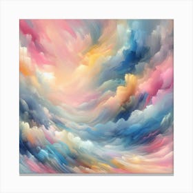 Abstract Clouds 2 Canvas Print