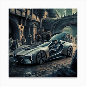 Bmw I8 Concept Canvas Print