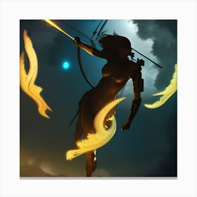 The Archer Canvas Print