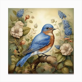 Bluebird Canvas Print