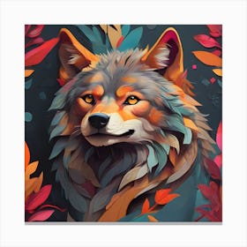 Wolf 10100 Canvas Print