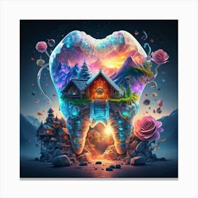 Dreaming Of A Tooth Canvas Print