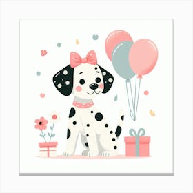 Dalmation Dog 1 Canvas Print