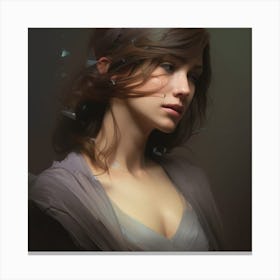 Portrait Of A Woman 1 Canvas Print