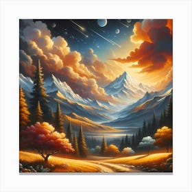 Landscape Painting 27 Canvas Print