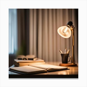 Desk Lamp Canvas Print