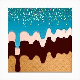 Ice Cream Sundae 27 Canvas Print