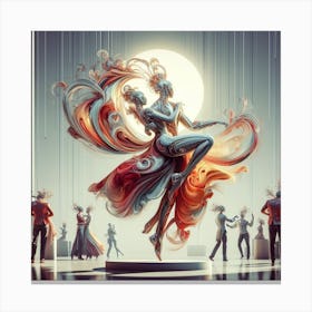 Dancers Canvas Print