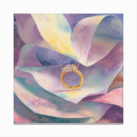 Engagement Ring 3 Canvas Print