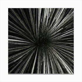 Black and White Abstract Art 180 Canvas Print