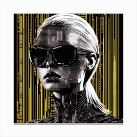 Cybernetic Woman 2 Canvas Print