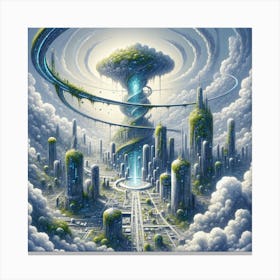 Cloud City Canvas Print