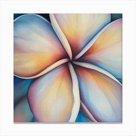 Floral Art 0012 11 Poster Nov Frangipani 0029 Bp6586 A Close Up Of The Center Inside An Most Beautiful Fran 1b058e24 C4b Canvas Print