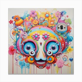 'Sugar Skull' 1 Canvas Print