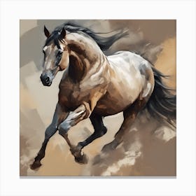 Horse Painting 1 Canvas Print