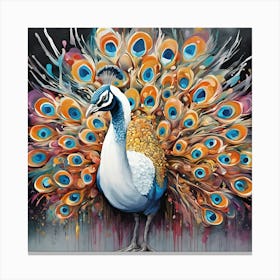 Peacock 3 Canvas Print