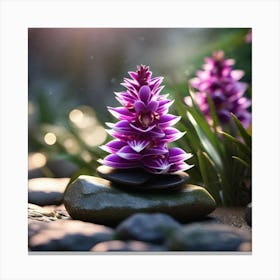 Purple Orchids Canvas Print