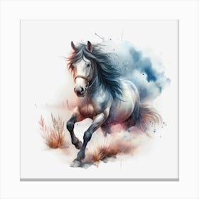 Horse Running Canvas Print