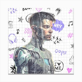 It's an android life Canvas Print