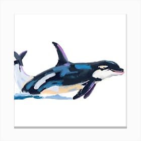 Orca Whale 06 Canvas Print