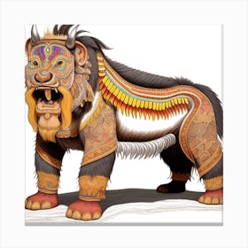 Lion Of Tibet Canvas Print