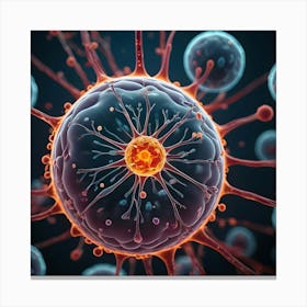 Human Cell 3 Canvas Print