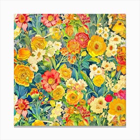 Floral Pattern 4 Canvas Print