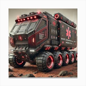 Mars Dominion Mobile Medical Unit Md Mmu Canvas Print