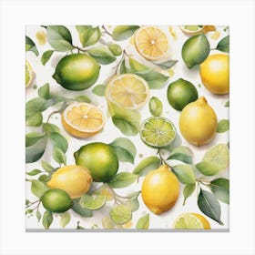 Lemons and Limes Canvas Print