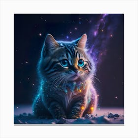 Cat Galaxy (87) Canvas Print